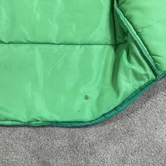 Vintage Carpenter Uniform Co Green Puffer Vest Large Seed Corn Farm Workwear - Picture 5 of 11